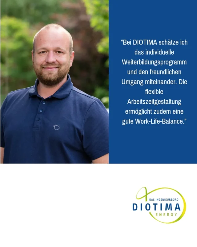 REAL-TALK Part 20 🎙️Wow, das ist einfach schon der 20. Beitrag unserer REAL-TALK Reihe! 🥳Wie ihr wisst, ist es uns besonders wichtig, was unsere Mitarbeitenden an DIOTIMA schätzen. ⬇️Nach Ostern starten wir mit unserem April-Kind Jan, er ist unser Energieberater im Fachbereich Wärmeschutz und möchte natürlich auch seinen Senf dazu geben. 😜 Er findet den freundlichen Umgang bei uns klasse und wie die meisten schätzt er, dass wir uns für eine gute Work-Life-Balance einsetzen. 😇💪🏼Was macht euren Arbeitsplatz besonders❓Schreibt es in die Kommentare 😊#realtalk #diotimaenergy #fulda #dasingenieurbüro #worklifebalance #hessen #teamdiotima